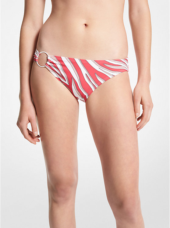 Zebra Print Bikini Bottom image number 0