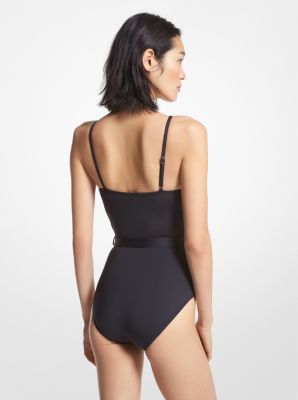 Michael kors black shop one piece swimsuit