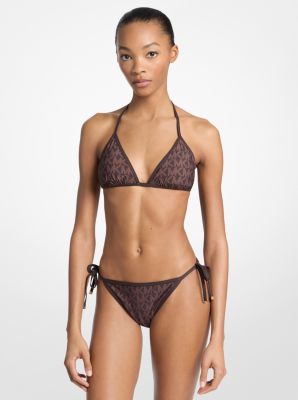 Reversible Logo Triangle Bikini Top