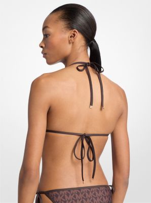 Reversible Logo Triangle Bikini Top