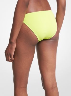 Chain-Link Bikini Bottom in BRT LIMEADE | Michael Kors