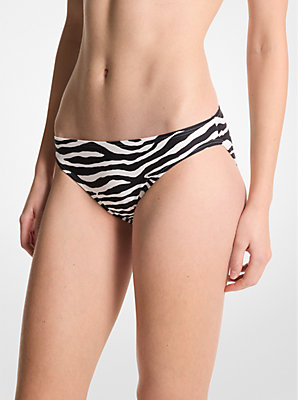 Zebra Print Bikini Bottom