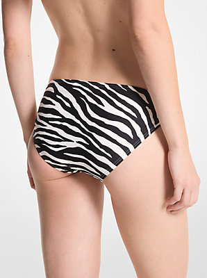 Zebra Print Bikini Bottom