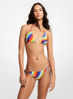 Rainbow Stripe Bikini / Bralette -  Canada