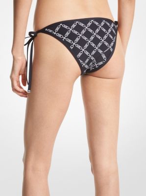 Monogram Bikini Panty Black