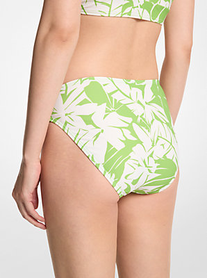 Palm Print Bikini Bottom