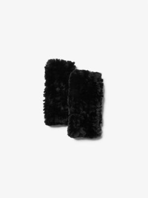 Shearling Fingerless Gloves