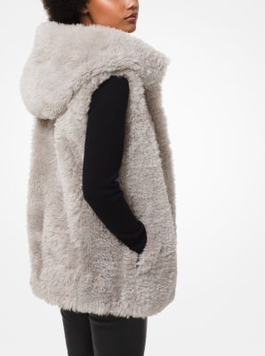 Shearling Hooded Vest
