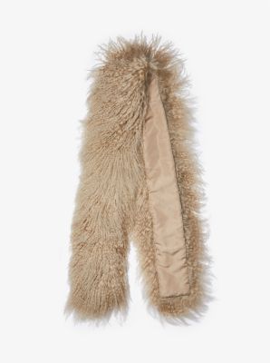 Michael kors fur scarf online