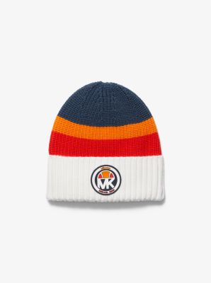 MK X ellesse Ribbed Merino Wool Beanie | Michael Kors Canada