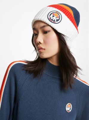 MK X ellesse Ribbed Merino Wool Beanie image number 1