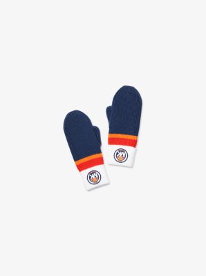 MK X ellesse Ribbed Merino Wool Blend Mittens