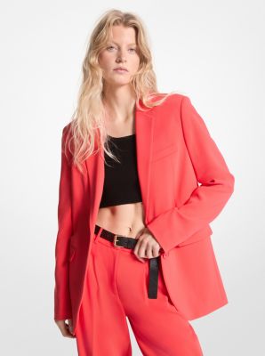 Blazer boyfriend en crêpe