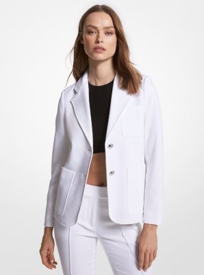 Stretch Crepe Blazer | Michael Kors