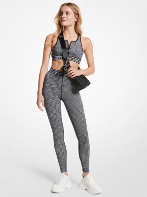 Logo Stretch Nylon Leggings | Michael Kors