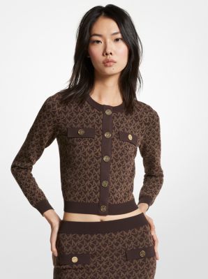 Logo Jacquard Cardigan image number 0