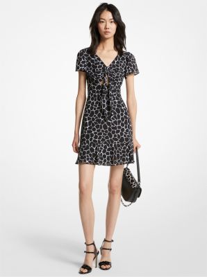 Michael kors kleid animal hot sale print