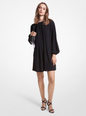 Michael Kors Women's Long Sleeve Velvet Party Dress