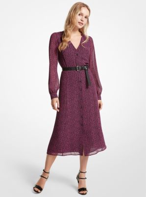 Michael kors dress deals purple