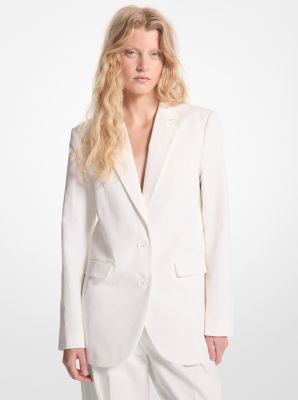 Cotton Blend Twill Blazer image number 0