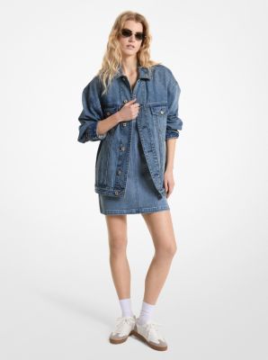 마이클 코어스 Michaelkors Oversized Denim Jacket