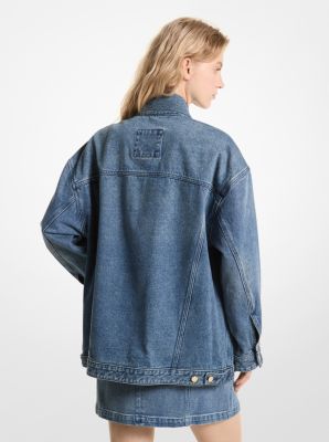 Veste surdimensionnée en denim image number 1