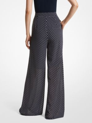 MRULIC pants for women Womens Wide Leg Palazzo Pants High Waisted