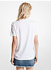 Grommeted Empire Logo Organic Cotton T-Shirt image number 1