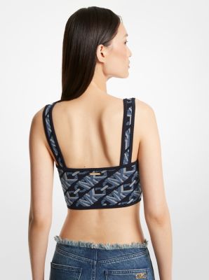 Empire Signature Logo Jacquard Cropped Tank Top image number 1