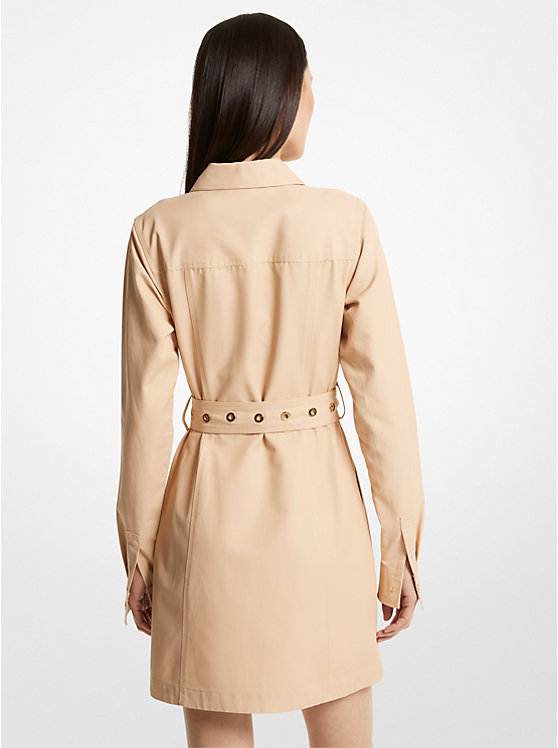 Cotton Blend Twill Utility Dress image number 1