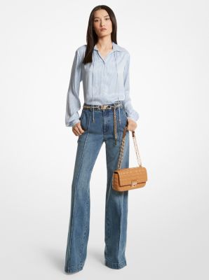 Michael Kors - MU2309I2S8 - High-Waisted 5 Pocket Vegan Leather