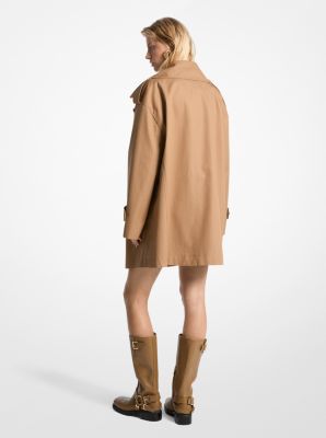 Oversized Cotton Twill Trench Coat image number 1