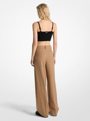 Pleated Wide-Leg Pants image number 1