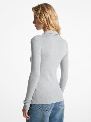 Cardigan côtelé