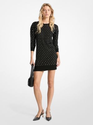 Michael kors black silver dress online