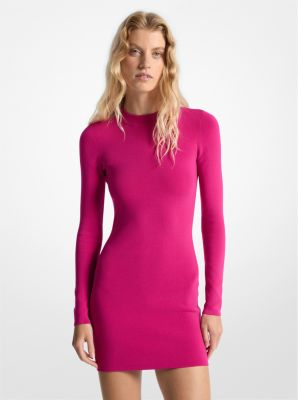 Viscose Blend Mini Dress