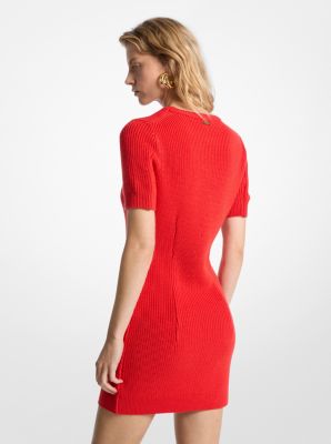 Vestido tipo suéter de lana