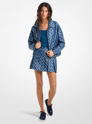 Jacke Mit Reißverschluss Und Mk2000-Logomuster