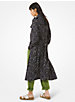 Trench-coat en cady à motif floral image number 1