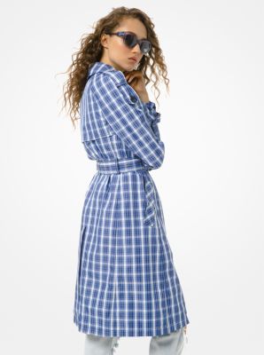 Plaid Twill Trench Coat image number 1