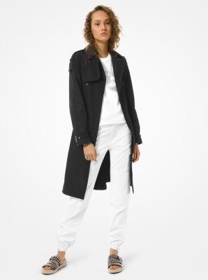 Michael kors trench coat best sale with hood