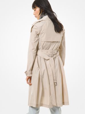 michael michael kors lyocell trench coat