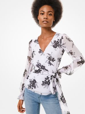 michael kors floral top