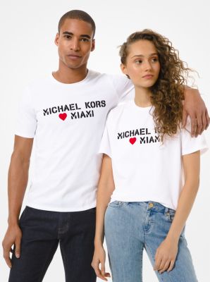 MK Loves Miami Cotton Jersey Unisex T-Shirt