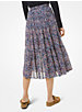 Floral Cotton Lawn Skirt image number 1