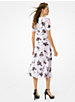 Floral Georgette Button-Front Dress image number 1
