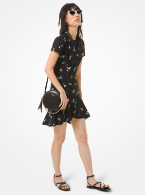 Michael kors floral store embroidered dress