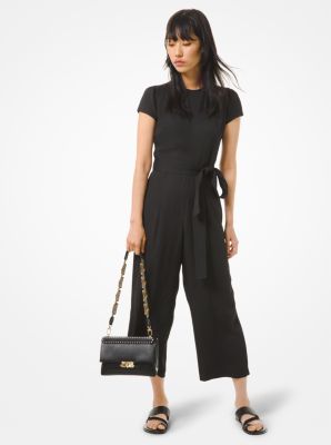 Crepe Belted Jumpsuit | Michael Kors