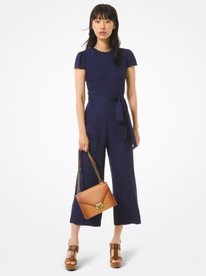 Crepe Belted Jumpsuit | Michael Kors