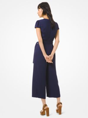 Crepe Belted Jumpsuit